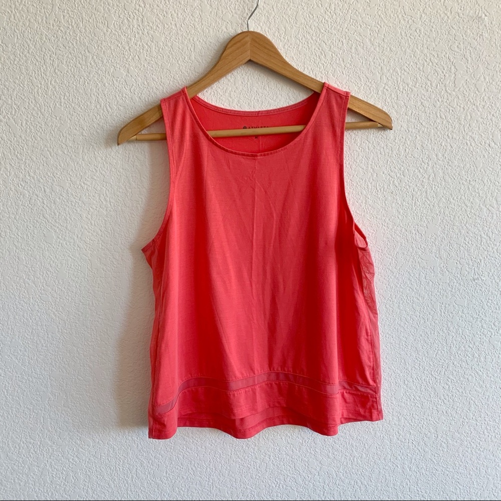 Athleta Mesh Cropped Athletic Tank
